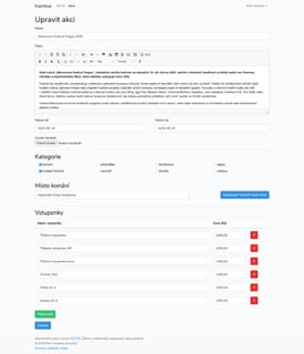 Vstupenky UI